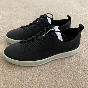 Ecco Mens Leather Sneaker